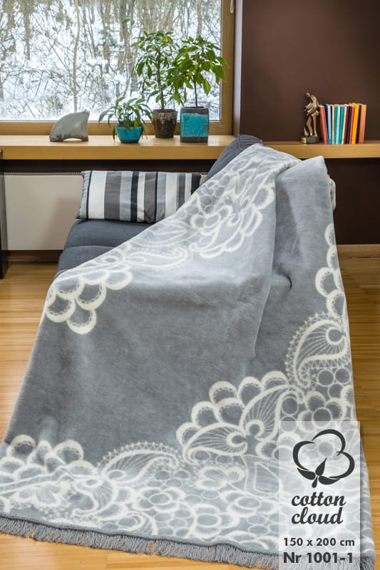 7680 Koc Bawełniany 150x200cm (1001-1)